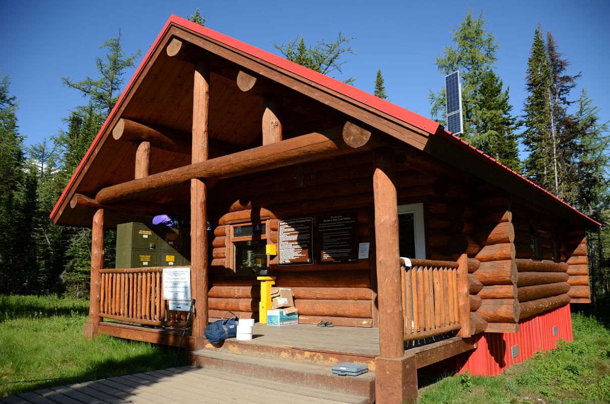 14 Outside Wonder Lodge Cook Shelter Near Lake Magog At Mount Assiniboine